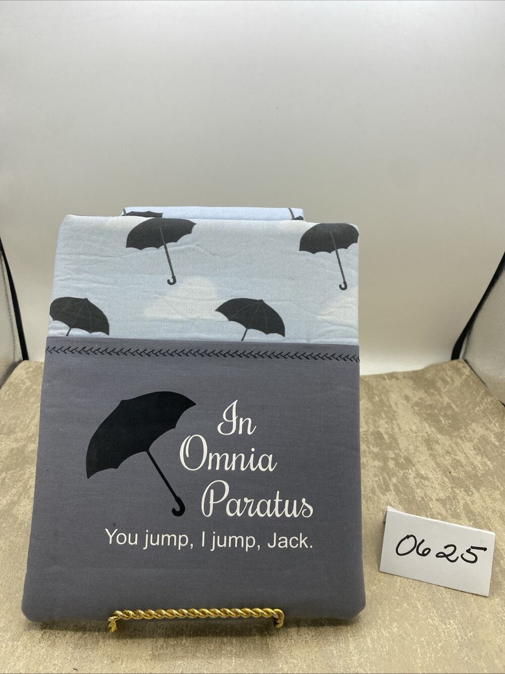 In Omnia Paratus Book Sleeve/Tablet Book Cover By Story Hero 8”X 10”